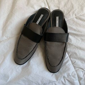 Houndstooth loafers size 41
